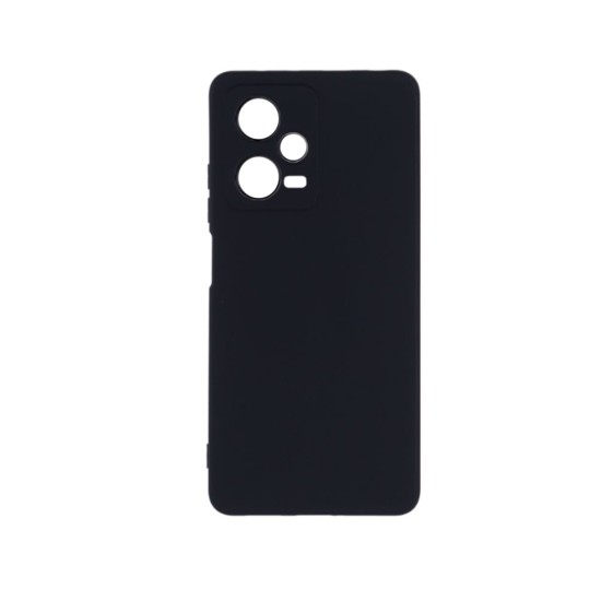 Silicone Case with Camera Shield for Xiaomi Redmi Note 12 5g/Poco X5 Black